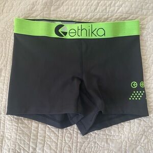 Ethika NWT Women's Staple Subzero Performance Black and Neon Green Sz XS
